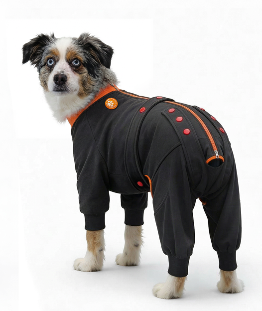 ZIPPYWRAP — Multi-Purpose Full Body Recovery Suit for Dogs. Designed for recovery and everyday life. Secondary image