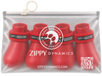 ZippyPaws dog boots in their frosted travel pouch